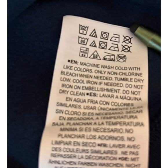 Fanatics New England Patriots Blue Sweatshirt Hoodie Pats Logo Red Unisex 3XL - Picture 7 of 7